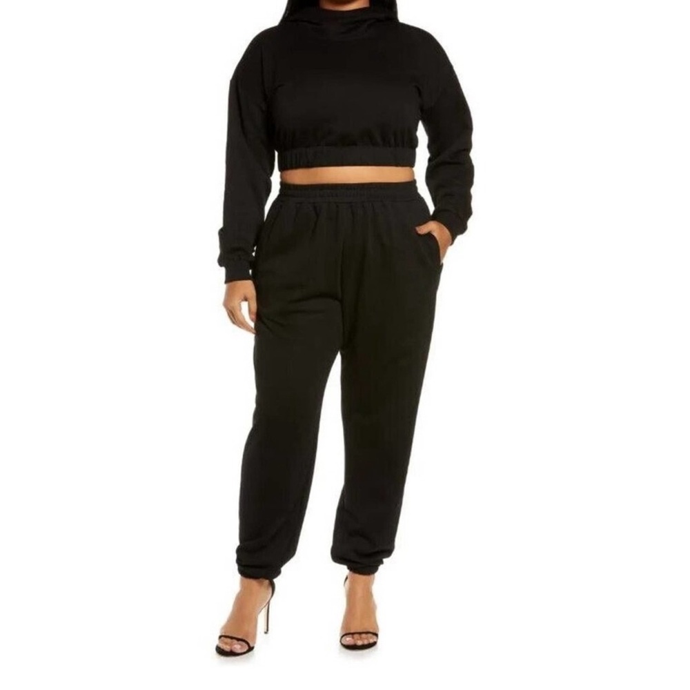 Naked Wardrobe Black Sweatpants